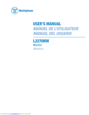 Westinghouse Monitor L2270NW User Manual