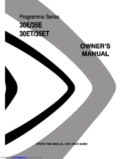 Wharfedale Pro 30E Operating Manual And User Manual