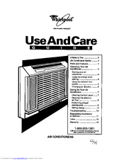 Whirlpool ACE184XD0 Use And Care Manual