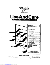 Whirlpool ACM492 Use And Care Manual