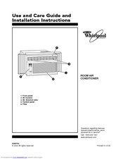 Whirlpool ACQ052PK0 Use & Care Manual And Installation Instructions
