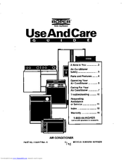 Whirlpool X07002X0 Use And Care Manual