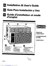 Roper Roper X18004D00 Installation & User Manual