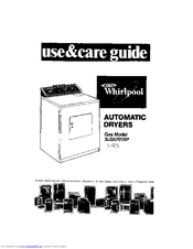 Whirlpool 3LG57OlXP Use & Care Manual