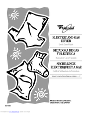 Whirlpool 3XLGR5437 Use And Care Manual