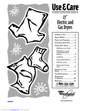 Whirlpool 8280525 Use And Care Manual