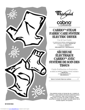 Whirlpool Cabrio W10164159A Use & Care Manual