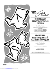 Whirlpool Electric and Gas Dryers Use And Care Manual