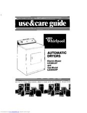 Whirlpool LE3005XP Use & Care Manual