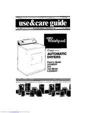 Whirlpool LE3305XP Use & Care Manual