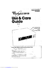 Whirlpool LE4930XK Compact Use & Care Manual