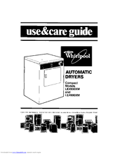 Whirlpool LE4930XM Use And Care Manual