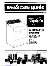 Whirlpool LE6098XS Use & Care Manual