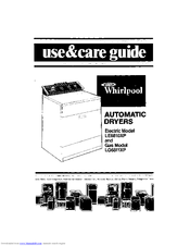 Whirlpool LG6811XP Use & Care Manual