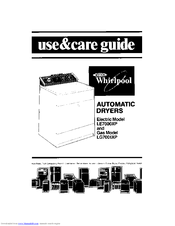 Whirlpool LG7001XP Use And Care Manual