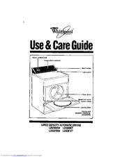 Whirlpool LG9201XW Use And Care Manual