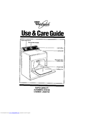 Whirlpool LE9380XT Use & Care Manual