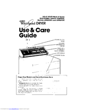 Whirlpool LE9800XK Use & Care Manual