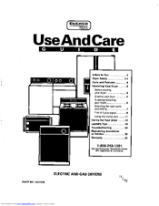 Whirlpool TEDL640DQ0 Use And Care Manual