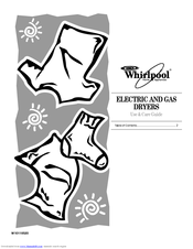 Whirlpool Top-Load Dryer Use And Care Manual