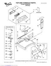 Whirlpool Cabrio WGD6600VW0 Parts List