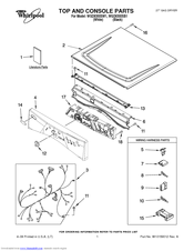 Whirlpool WGD8300SW1 Parts List