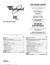Whirlpool WGD9750 Use & Care Manual