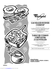 Whirlpool GLS3074VS - 30 Inch Gas Cooktop Use & Care Manual