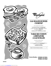 Whirlpool GLT3034LT - Gas Cooktop Use And Care Manual