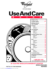 Whirlpool RC8720ED Use And Care Manual