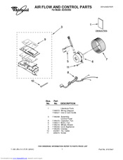 Whirlpool AD35USS0 Parts List