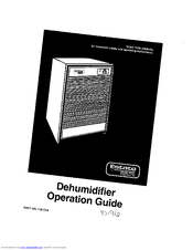 Whirlpool TD2500XF0 Operation Manual