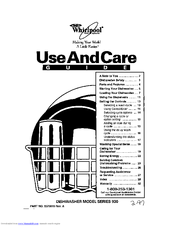 Whirlpool 930 Series Use And Care Manual