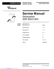 Whirlpool ADP 905/3 WH Service Manual
