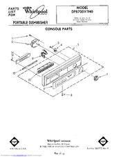 Whirlpool DP8700XTN0 Parts Manual
