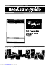 Whirlpool DU2016XS Use & Care Manual
