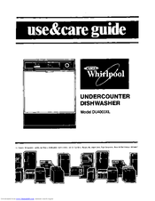 Whirlpool DU4003XL Use & Care Manual