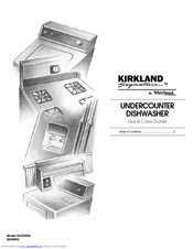 Whirlpool Kirkland Signature SUD5000 Use And Care Manual