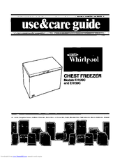 Whirlpool EH12OC EH15OC Use & Care Manual