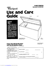 Whirlpool EH15OCXK Use And Care Manual