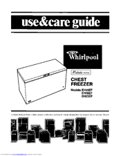 Whirlpool EH23EF Use & Care Manual