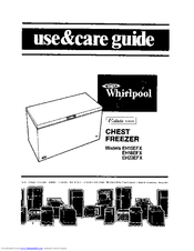 Whirlpool EHISEFX Use & Care Manual