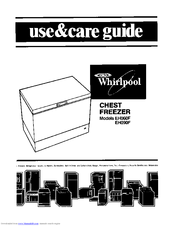 Whirlpool EHOGOF Use And Care Manual