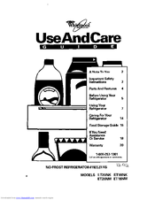Whirlpool ET18NM Use And Care Manual