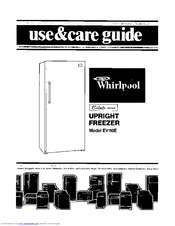 Whirlpool EV110E Use And Care Manual