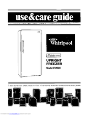 Whirlpool Estate EV150E Use And Care Manual