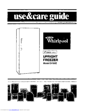 Whirlpool EV190E Use And Care Manual