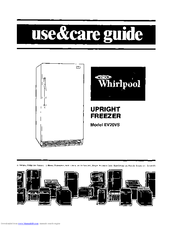 Whirlpool EV20VS Use And Care Manual