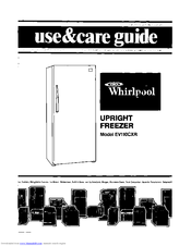 Whirlpool EV110CXR Use And Care Manual