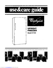 Whirlpool EVllOC Use And Care Manual
